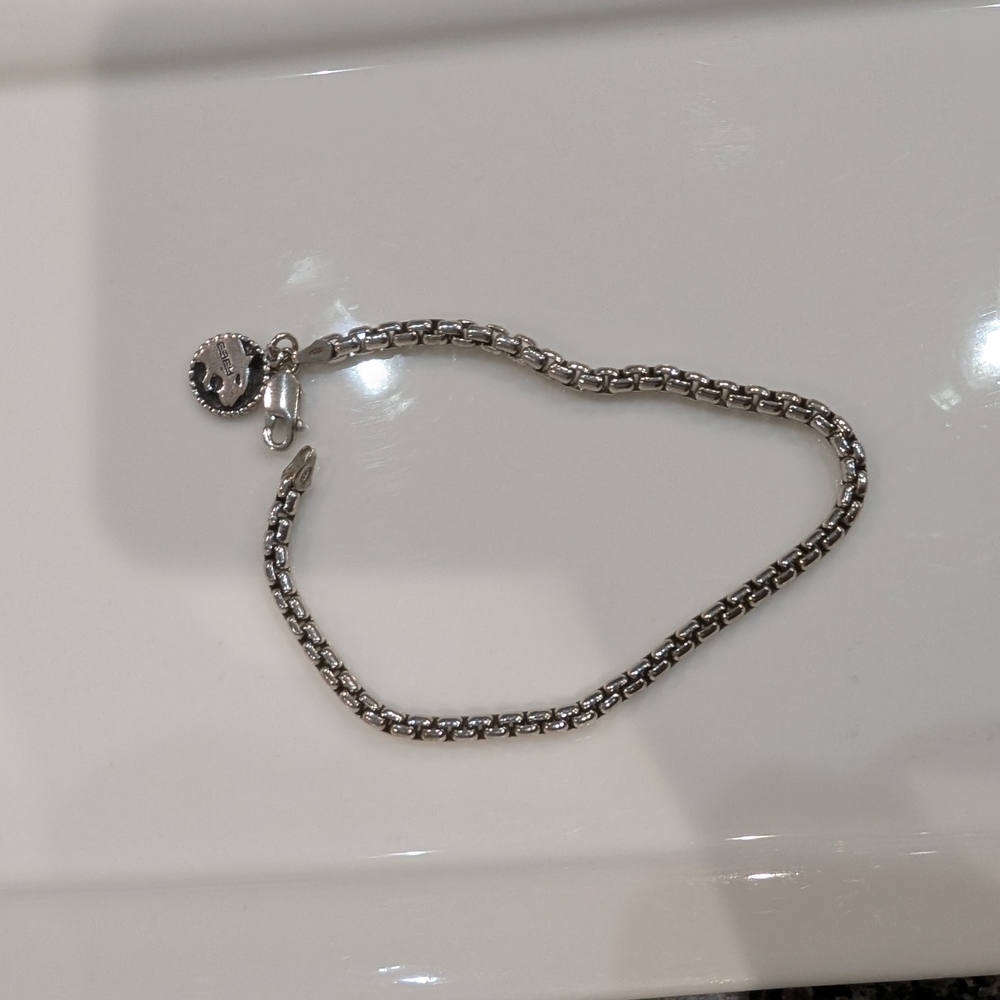 Effy Silver Men's Chain Bracelet